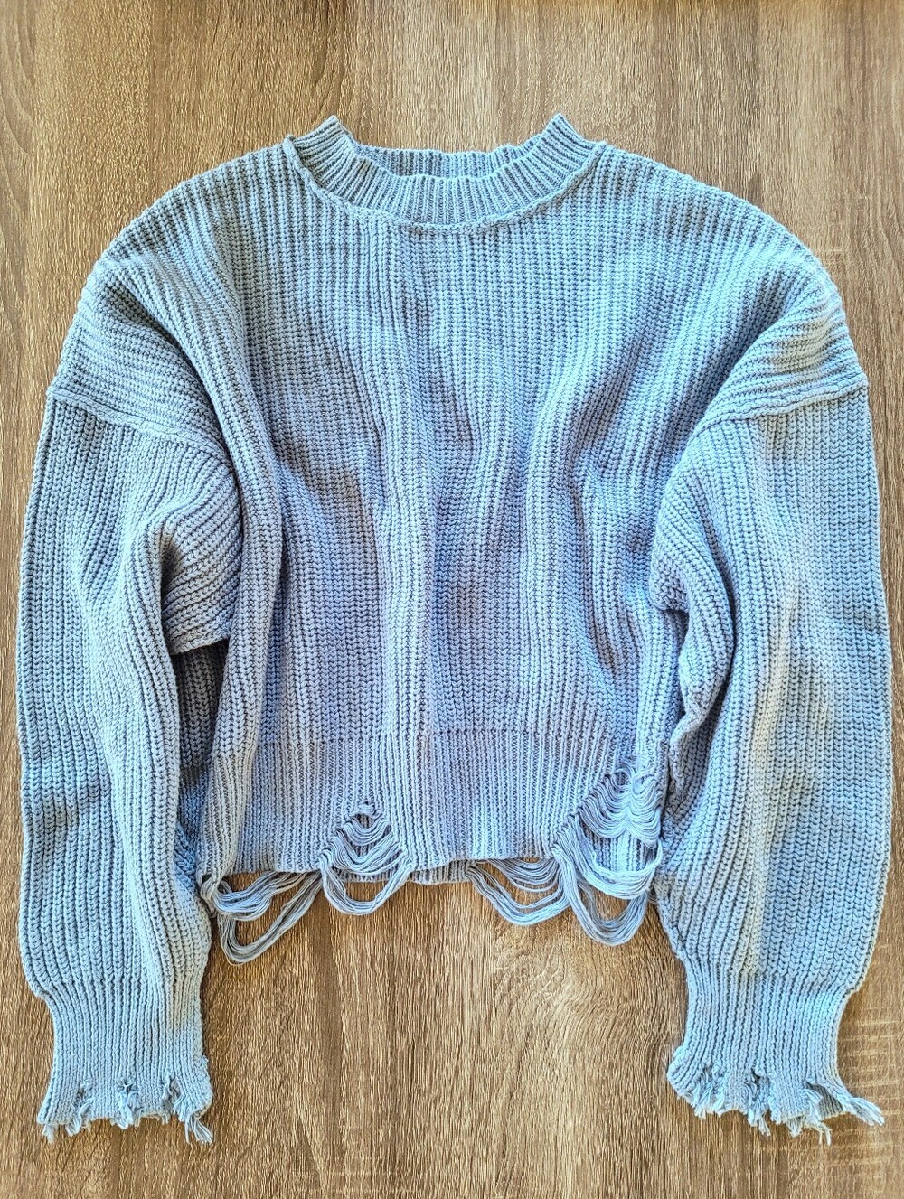 NEW Forever 21 Distressed Sweater